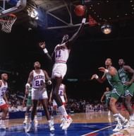 #2, at Sportskeedas list of top 10 tallest basketball player in NBA is Manute Bol.